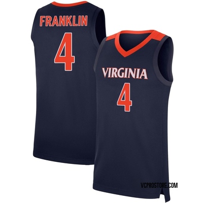 Men's Armaan Franklin Virginia Cavaliers Replica Basketball Jersey - Navy